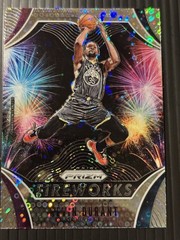 2019-20 Panini Prizm #1 Kevin Durant Disco Prizm FIREWORKS Brooklyn Nets A11