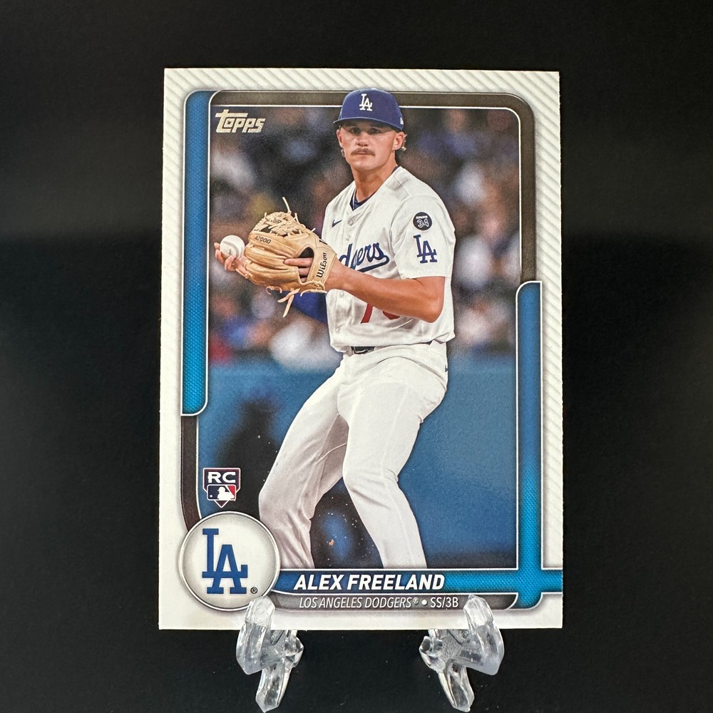 2026 Topps Flagship Collection 2 Alex Freeland #60 Dodgers RC