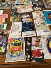 All Sport Oddball Lot – unopened packs, Tickets, Cards, 2 Leaf 1/1 Proof