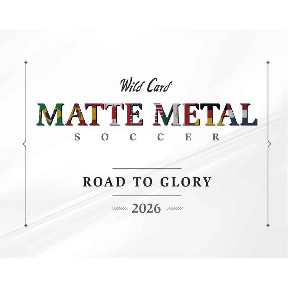 2026 WILD CARD MATTE METAL FUTBOL HOBBY BOX FACTORY SEALED Road to Glory Soccer