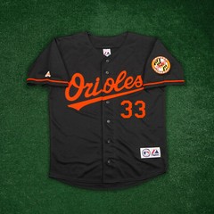 Eddie Murray Baltimore Orioles Men&rsquo;s Alternate Black Jersey w/ Team Patch
