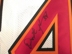 Dexter Jackson Tampa Bay Buccaneers Autographed Custom Jersey S B MVP JSA COA