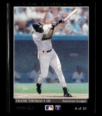 Frank Thomas 1993 Pinnacle Team Pinnacle #4 (w/Fred McGriff)