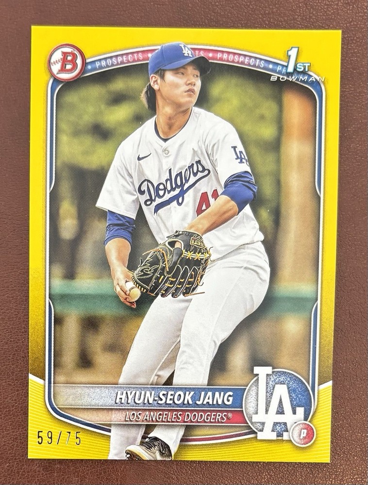 2025 Bowman – Prospects Yophery Rodriguez #BP-36 Yellow /75 (RC)