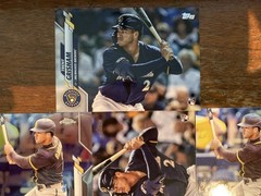 Lot Of (11) Trent Grisham Premium Rookie Cards Topps Chrome Prizm Padres Yankees