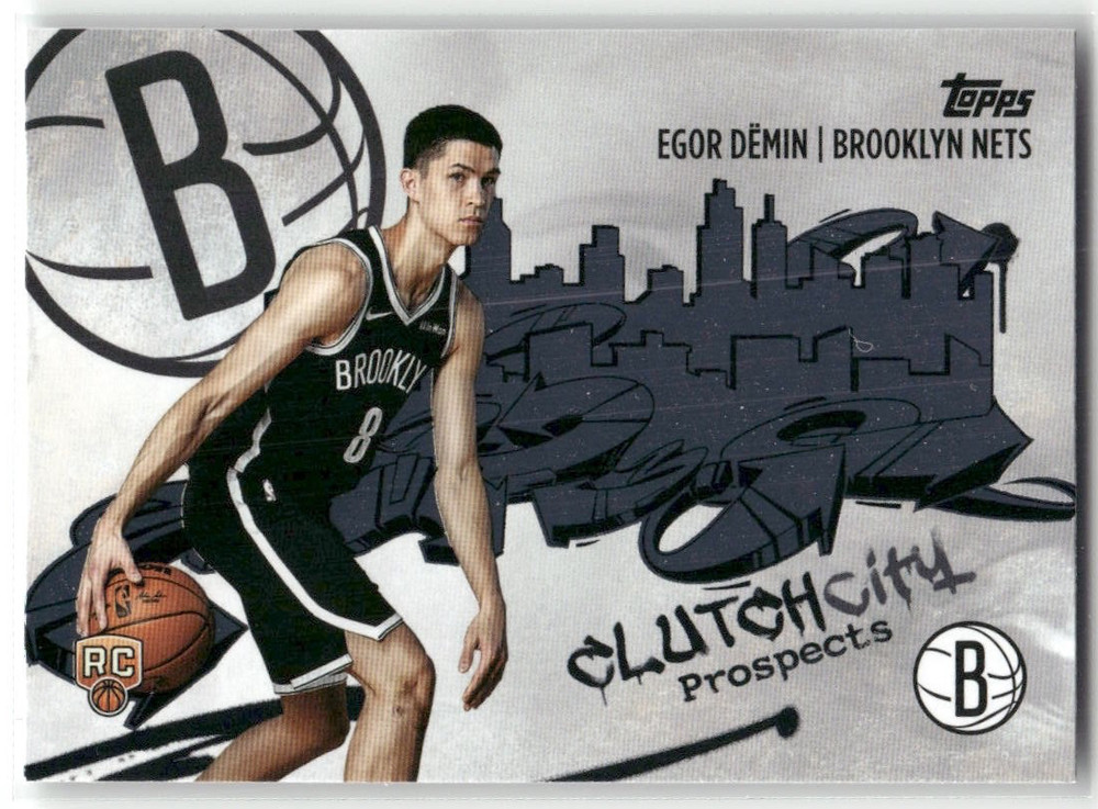 2025-26 Topps NBA – Clutch City Prospects Egor Demin #CC-8 (RC)