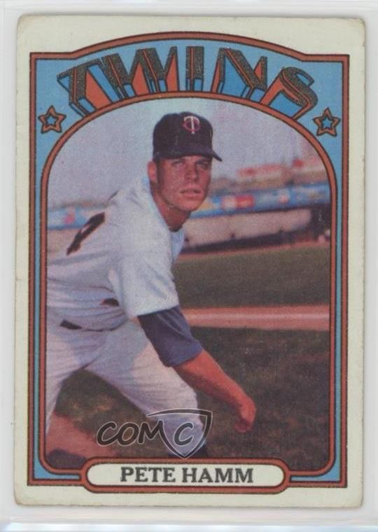 1972 Topps Pete Hamm #501 0an