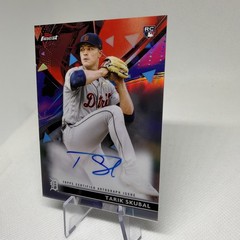 2021 Topps Finest Tarik Skubal RC Refractor Auto #FA-TSK Dodgers Tigers