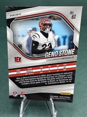 2025 Panini Prizm #61 Geno Stone Black and Blue Checker