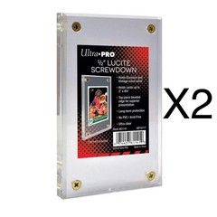 Qty 2 Ultra PRO 1/2&Prime; Thick Lucite Screwdown Trading Card Holder – Pokemon, MTG