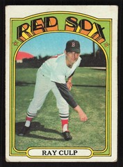 1972 Topps #2 Ray Culp Card TCCCX