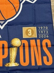 NEW YORK KNICKS 2026 NBA CHAMPIONS FLAG BANNER – 3×5 FT
