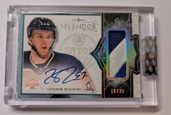 2017-18 Connor McDavid UD Splendor Patch Auto #BD-CM 16/36
