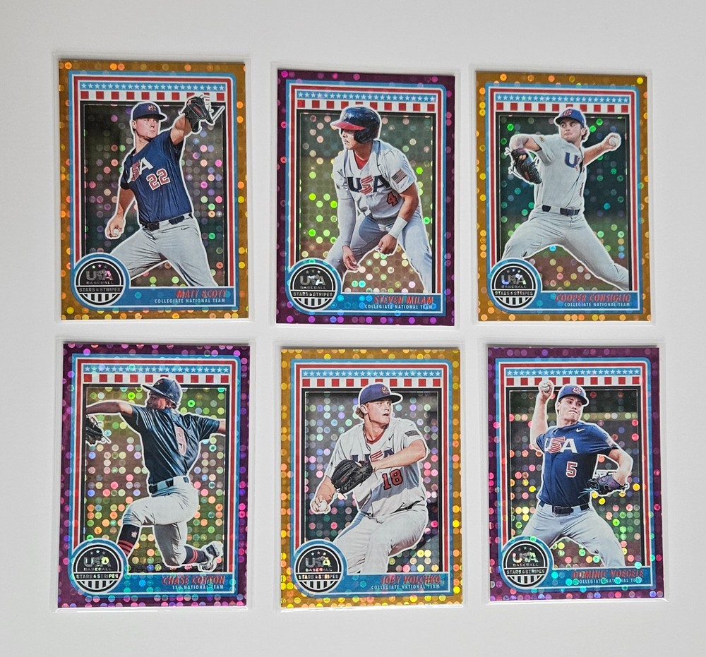 CHEAP PROSPECT PARALLELS! ORANGE /75! 2025 Panini USA Stars & Stripes – You Pick