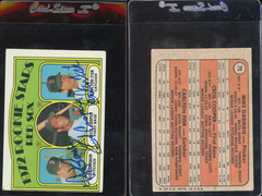 Carlton Fisk 1972 72 Topps RC Rookie Autograph Auto Signed Cooper Garman #79