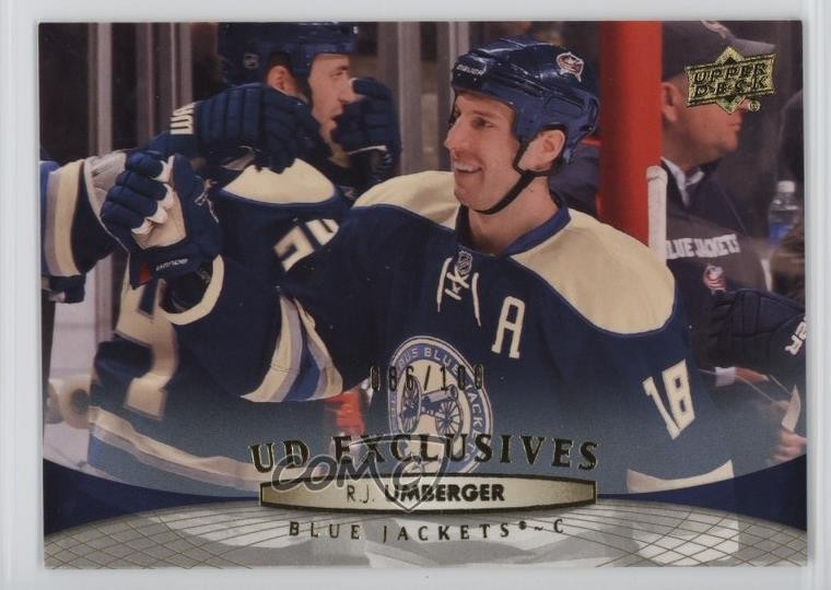 2011-12 Upper Deck UD Exclusives /100 RJ Umberger #151 4ib