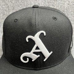 New &rsquo;47 Brand Arsenal FC Black Snapback Hat Cap Stylized A Logo