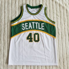 Shawn Kemp Signed Seattle Super Sonics Jersey (JSA) 6xAll Star Power Forward