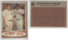 1962 Topps Mickey Mantle Willie Mays Hank Aaron Elston Howard #18 HOF 7ut