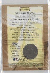 2003 Topps Gallery Currency Connection Willie Mays (1954 Silver Nickel) HOF 1k0x