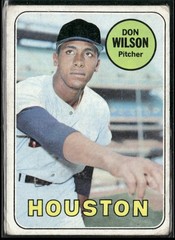 1969 Topps Don Wilson Houston Astros #202