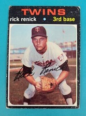 1971 Topps High Number #694 Rick Renick Minnesota Twins BASEBALL Card I