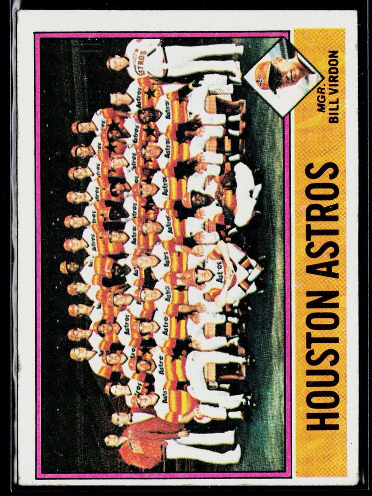 Topps 1976 Topps Houston Astros / Bill Virdon #147