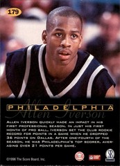 1996-97 Score Board All Sport PPF #179 Allen Iverson