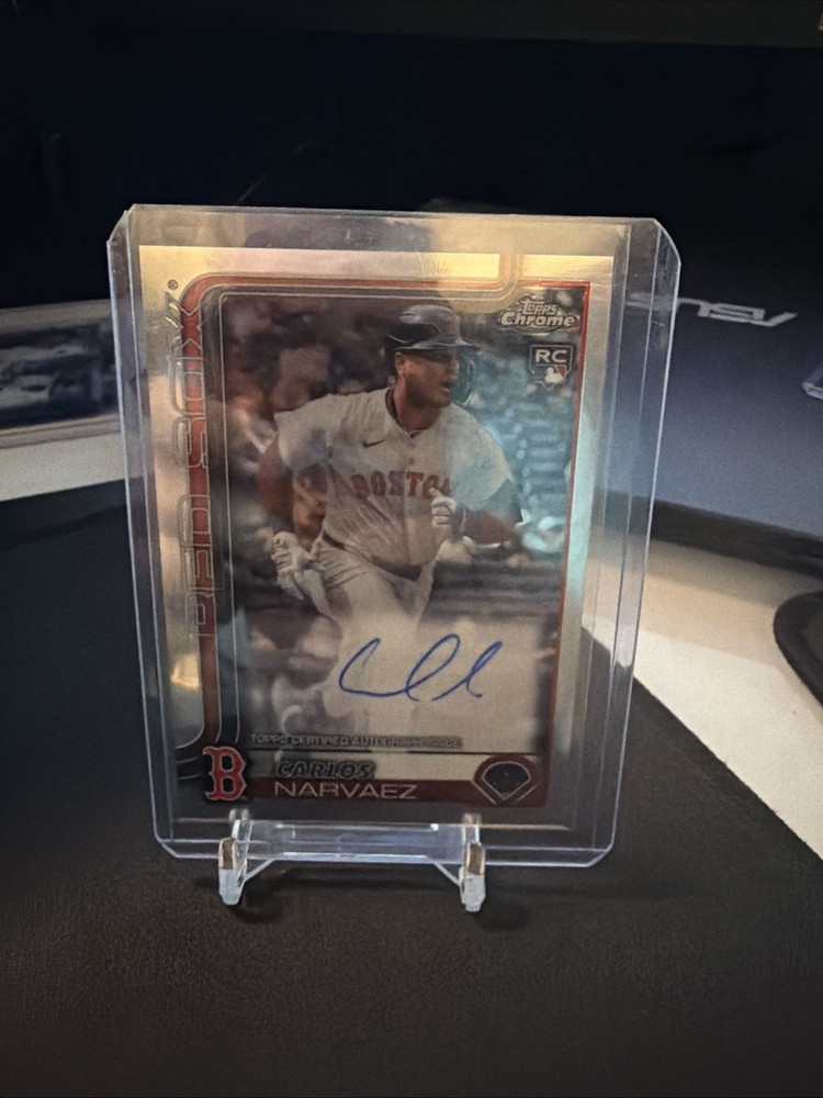 2025 Topps Chrome – Rookie Autographs Carlos Narvaez #RA-CAN (AU, RC)