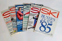 Ski Magazine 1984 Lot (6) XIV Olympic Specials Poster 85 Buyers Guide Mahre