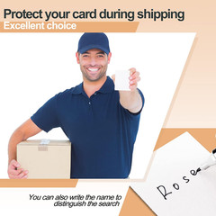 Lewtemi 300 Pcs Trading Card Shipping Protectors 4.5 X 3.5 Inches Trading Card P