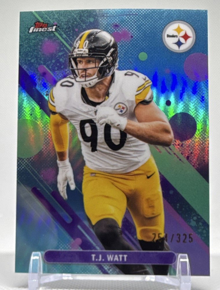 Topps 2025 Topps Finest T.J. Watt Pittsburgh Steelers #99 254/325