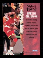 1994-95 SkyBox Premium #SF19 Hakeem Olajuwon SkyTech Force