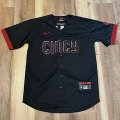 Elly De La Cruz #44 Cincinati Reds City Black Baseball Jersey Stitched S-3XL NWT