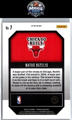 2024-25 Panini Prizm #7 Matas Buzelis Emergent Prizms Green