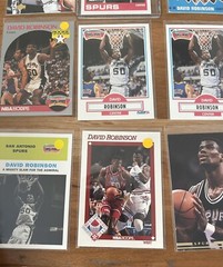 Varied Lot of 15 Basketball Cards David Robinson San Antonio Spurs (Z2)