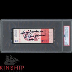 Reggie Jackson signed 1977 World Series Game 6 Ticket PSA DNA Slab Auto 10 C6507