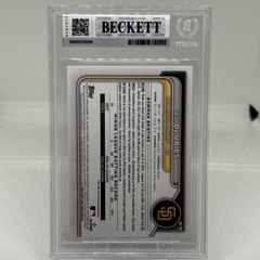 Leo De Vries SIGNED 2024 Bowman Draft BD-116 A’s Beckett BAS Slab Authentic Auto