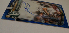 2025 Bowman Draft Jamie Arnold Auto Mojo Blue # 094/150.