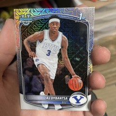 2025-26 Bowman Chrome Prospects 1st Bowman (AJ Dybantsa) #BCP-1 Mojo Refractor