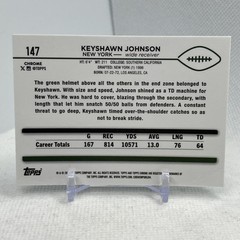 2024 Topps Chrome #147 Keyshawn Johnson Teal Refractor /250 COLOR MATCH