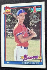 1991 Topps – Chipper Jones #333 Operation Desert Shield (RC)