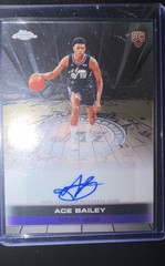 2025-26 Topps Chrome – Autograph Issue Rookies Ace Bailey #TAUR2-AB (AU, RC)