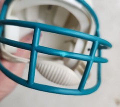 MIAMI DOLPHINS RIDDELL THROWBACK COLLECTIBLE 2-7/8 MICRO FOOTBALL HELMET DAMAGE