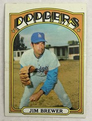 1972 Topps – Jim Brewer #151 Los Angeles Dodgers EX-EX+ G12