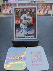 2026 Topps Series 1 Wyatt Langford 1991 Auto Rangers 75th Anniversary #91A-WL