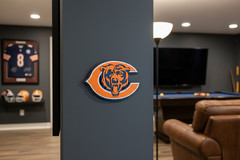 Chicago Bears Logo Sign – Wall Art| Man Cave| Bar Decor