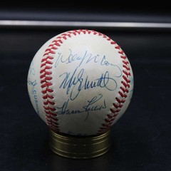 Mickey Mantle/Mays/Aaron/Williams +8 Signed Baseball 500 HR Auto JSA D14388
