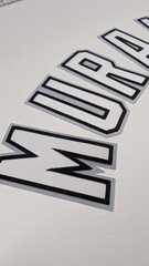 Chicago White Sox Home Custom Name and Number Lettering Kit for White Sox Jersey