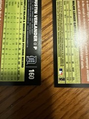 2007 Topps Rookie Cup #160 & AL ROY #326 Justin Verlander Card Lot of 2 NrMT/MT